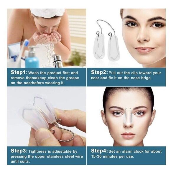 Nose Shaper Clip Orthopedic Shape The Nose OS NOSE UP No Chemicals No Harm - Picture 7 of 8
